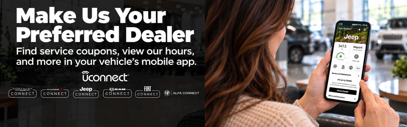 uconnect® make us your preferred dealer | Sea View Auto in Ocean Township NJ
