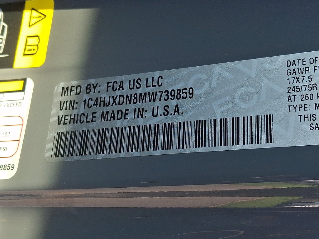 2021 Jeep Wrangler Unlimited Sport S