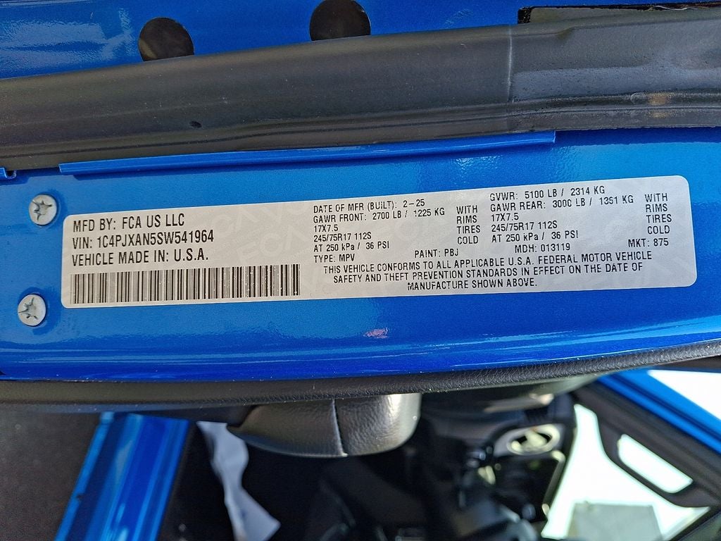 2025 Jeep Wrangler Sport