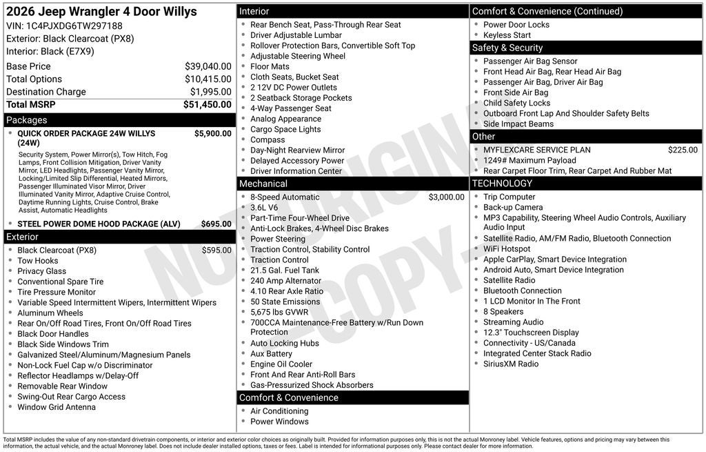2026 Jeep Wrangler Willys