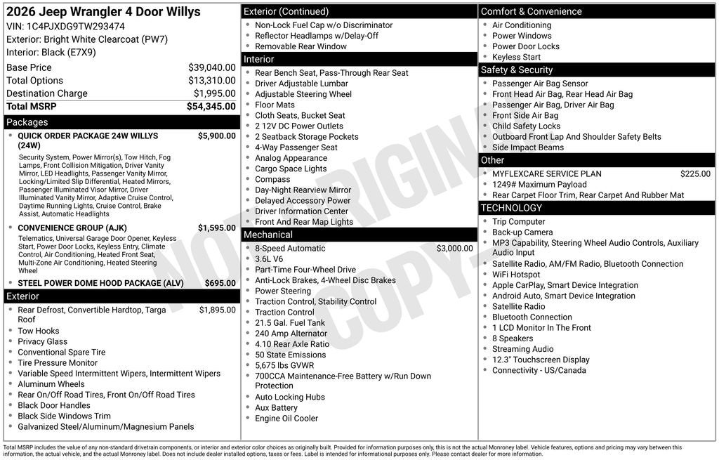2026 Jeep Wrangler Willys