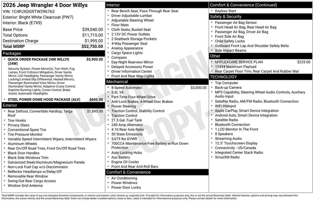 2026 Jeep Wrangler Willys
