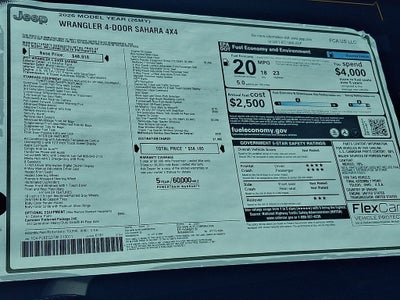 2026 Jeep Wrangler Sahara