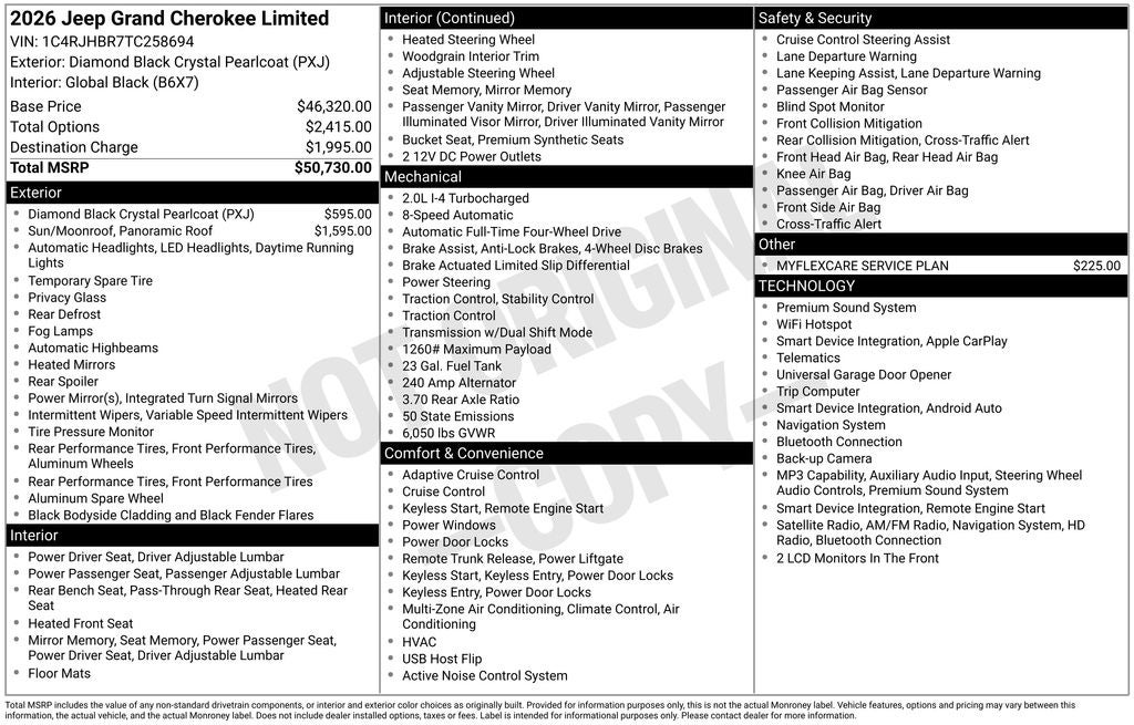 2026 Jeep Grand Cherokee Limited