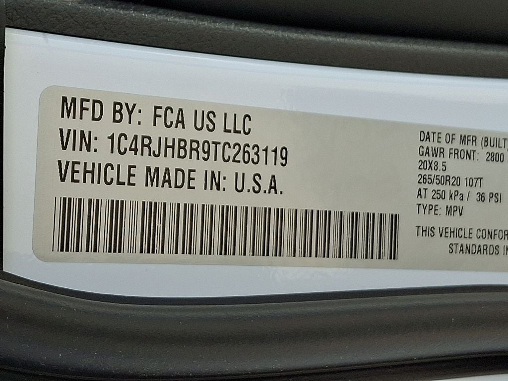 2026 Jeep Grand Cherokee Limited Reserve
