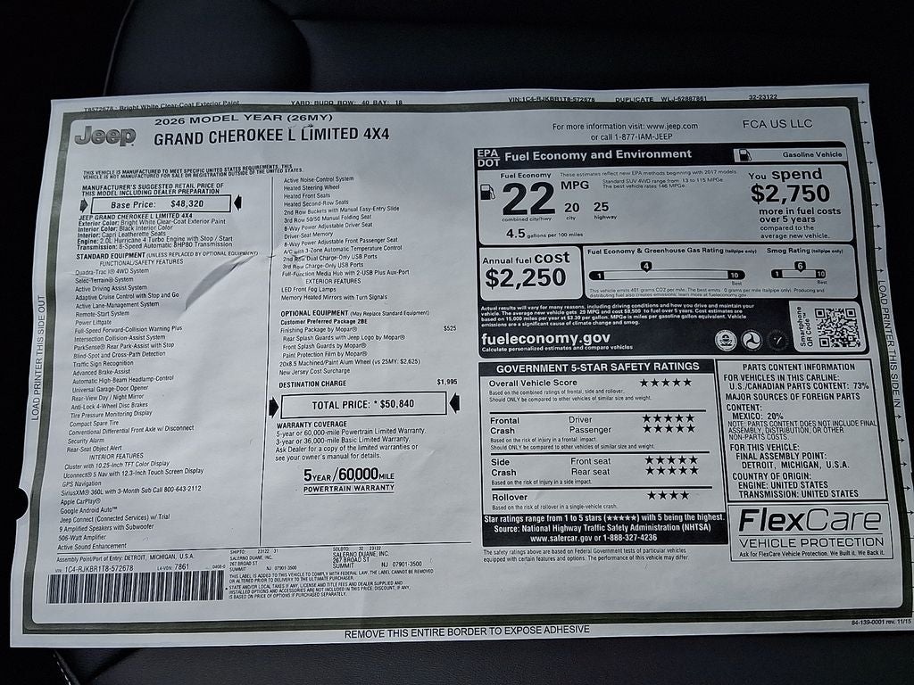 2026 Jeep Grand Cherokee L Limited