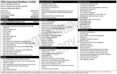 2026 Jeep Grand Cherokee L Limited