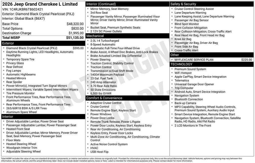 2026 Jeep Grand Cherokee L Limited