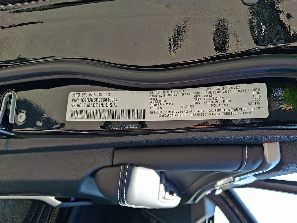 2026 Jeep Grand Cherokee L Limited Reserve