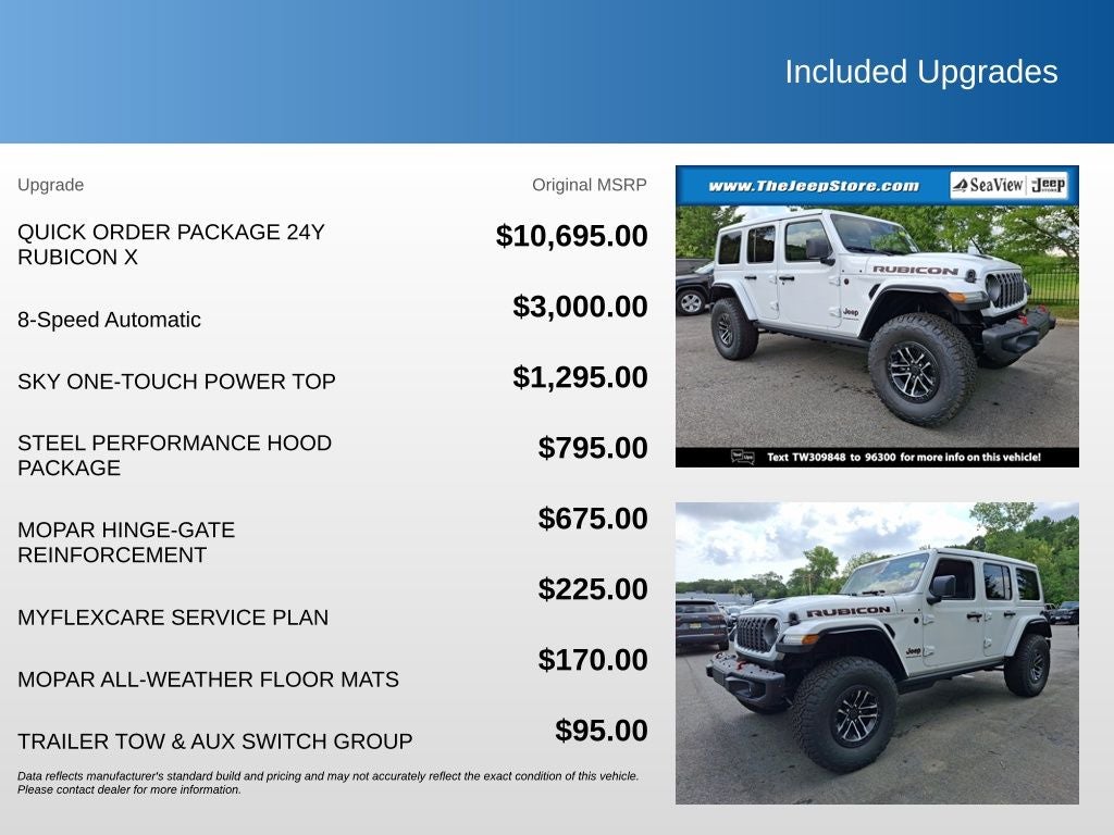2026 Jeep Wrangler Rubicon X