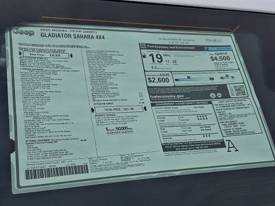 2026 Jeep Gladiator Sahara