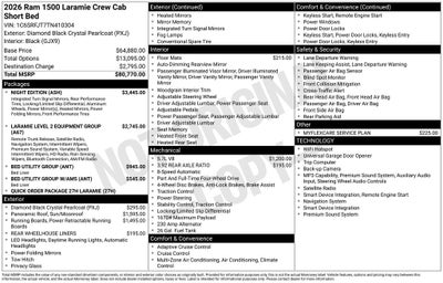 2026 RAM 1500 Laramie