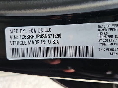2025 RAM 1500 RHO