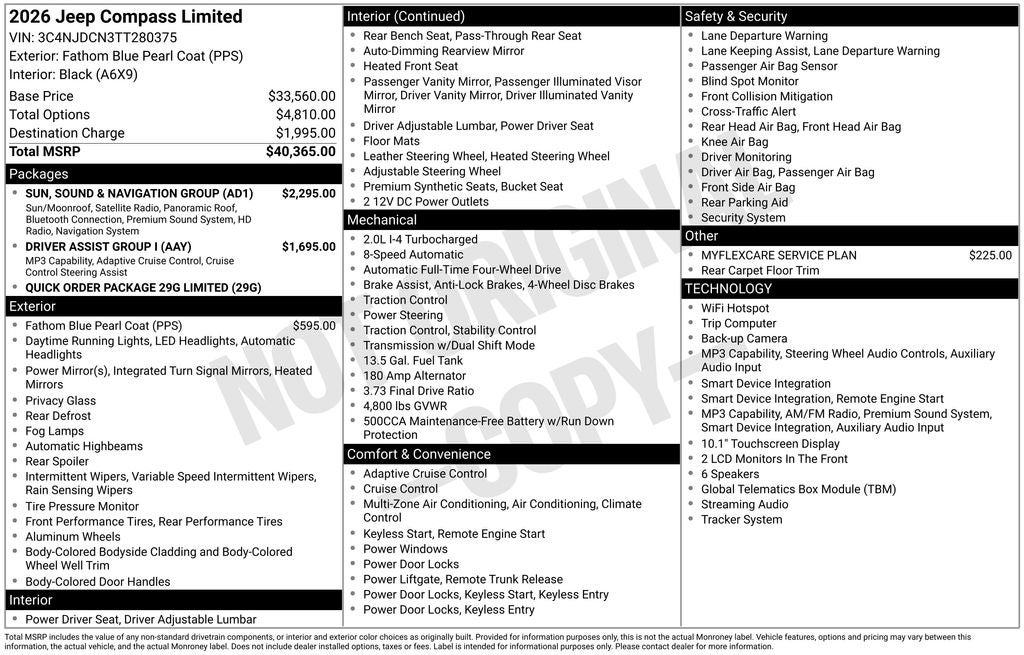 2026 Jeep Compass Limited
