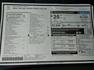 2026 RAM 1500 Big Horn/Lone Star