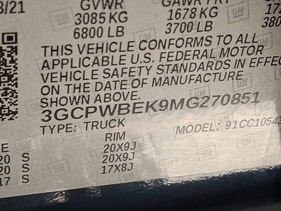 2021 Chevrolet Silverado 1500 Custom