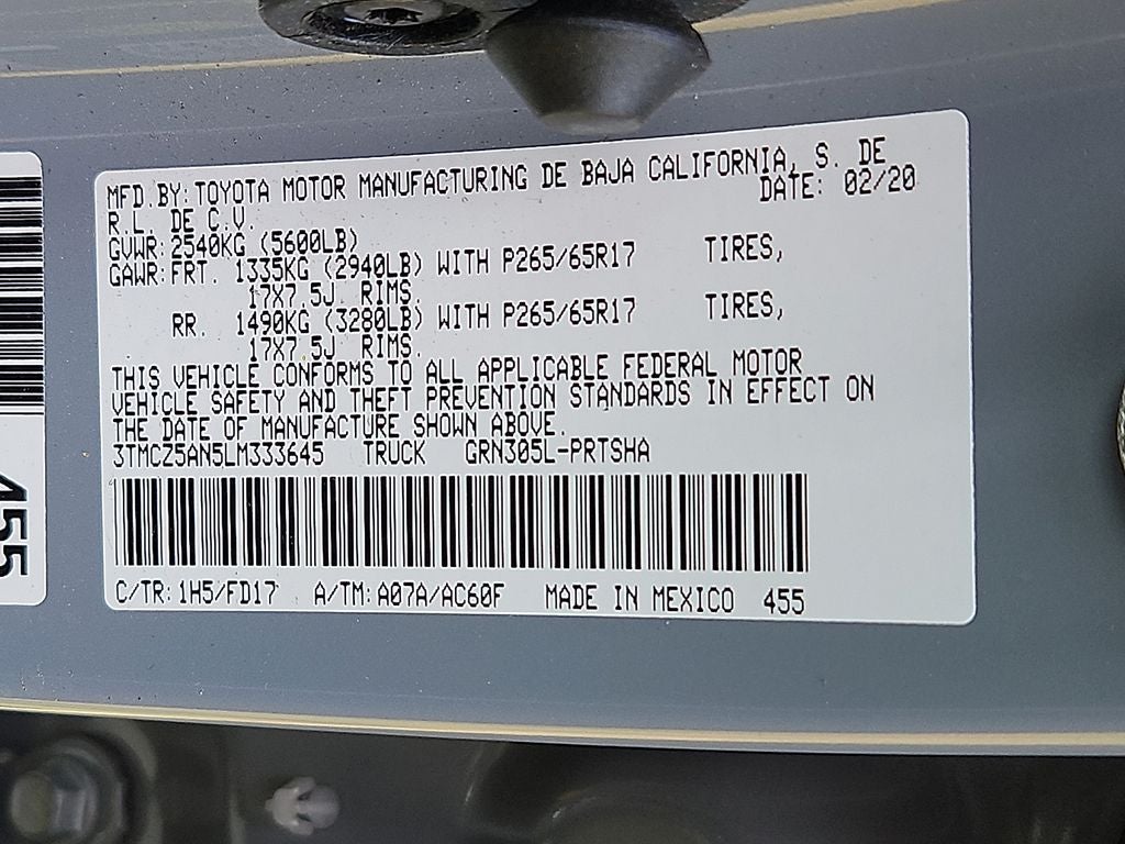 2020 Toyota Tacoma TRD Sport V6
