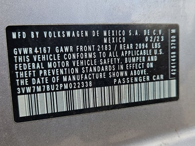 2023 Volkswagen Jetta 1.5T SE