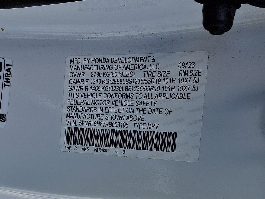 2024 Honda Odyssey Touring