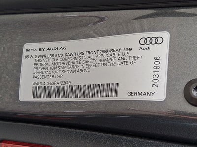 2024 Audi S5 Sportback Premium Plus quattro